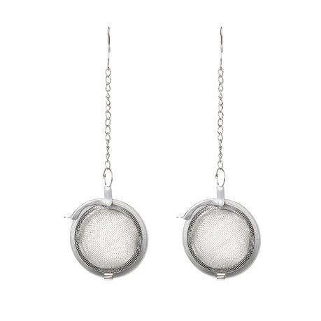 Ball Tea Strainer Infuser Stainless Steel Tea Filter with Chain - 2 Pack