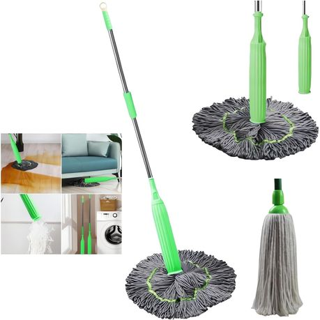 360 Degree Spin Round Wall Cleaning Mop