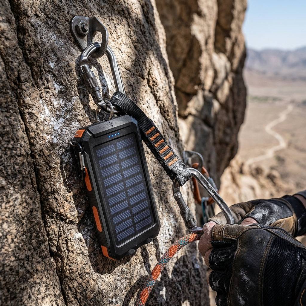 AT-77 Power Bank - Solar, Rechargeable, LED Light
