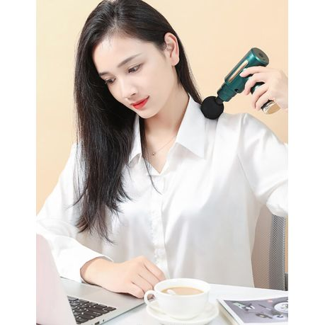 Rechargeable 4 Heads Portable Muscle Massage Gun Percussion Massager