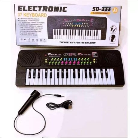 37 Key Electronic Keyboard For Kids With Microphone