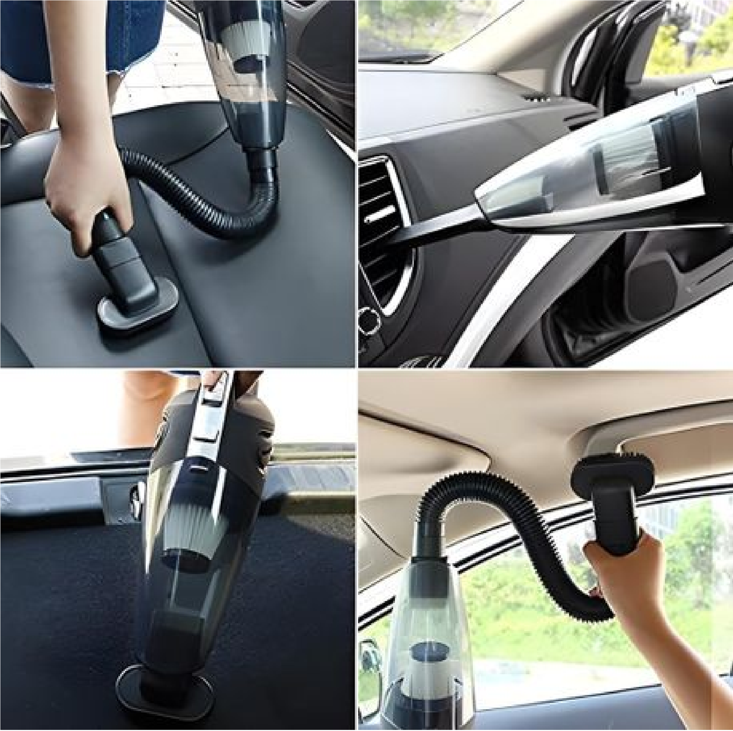 Cordless Car Vacuum Cleaner + 3 IN 1 glass cleaner mini