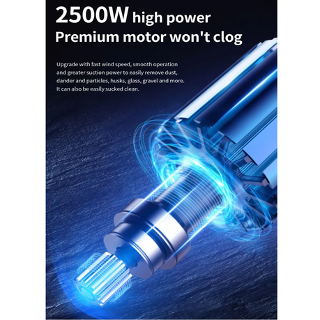 2800W Super Suction Vacuum Cleaner- Wet & Dry Advanced Cyclonic Technology