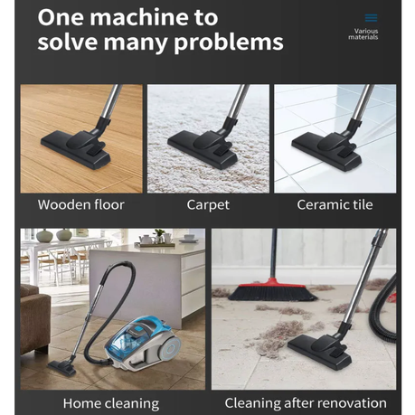 2800W Super Suction Vacuum Cleaner- Wet & Dry Advanced Cyclonic Technology