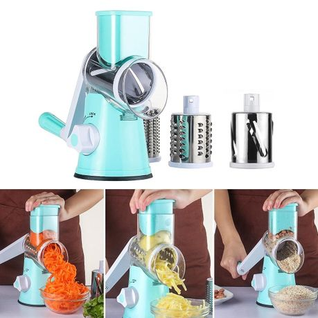 3-in-1 Tabletop Drum Shredder & Grater