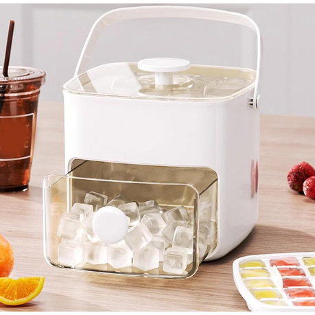 Easy Press Double Layer Ice Cube Maker Box