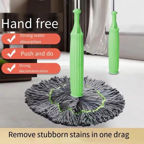 360 Degree Spin Round Wall Cleaning Mop