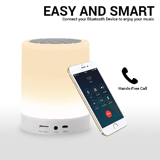 LED Touch Bluetooth Speaker Lamp