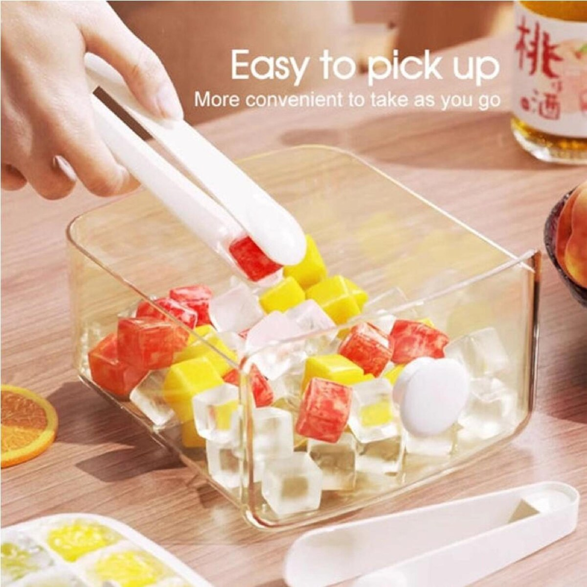 Easy Press Double Layer Ice Cube Maker Box