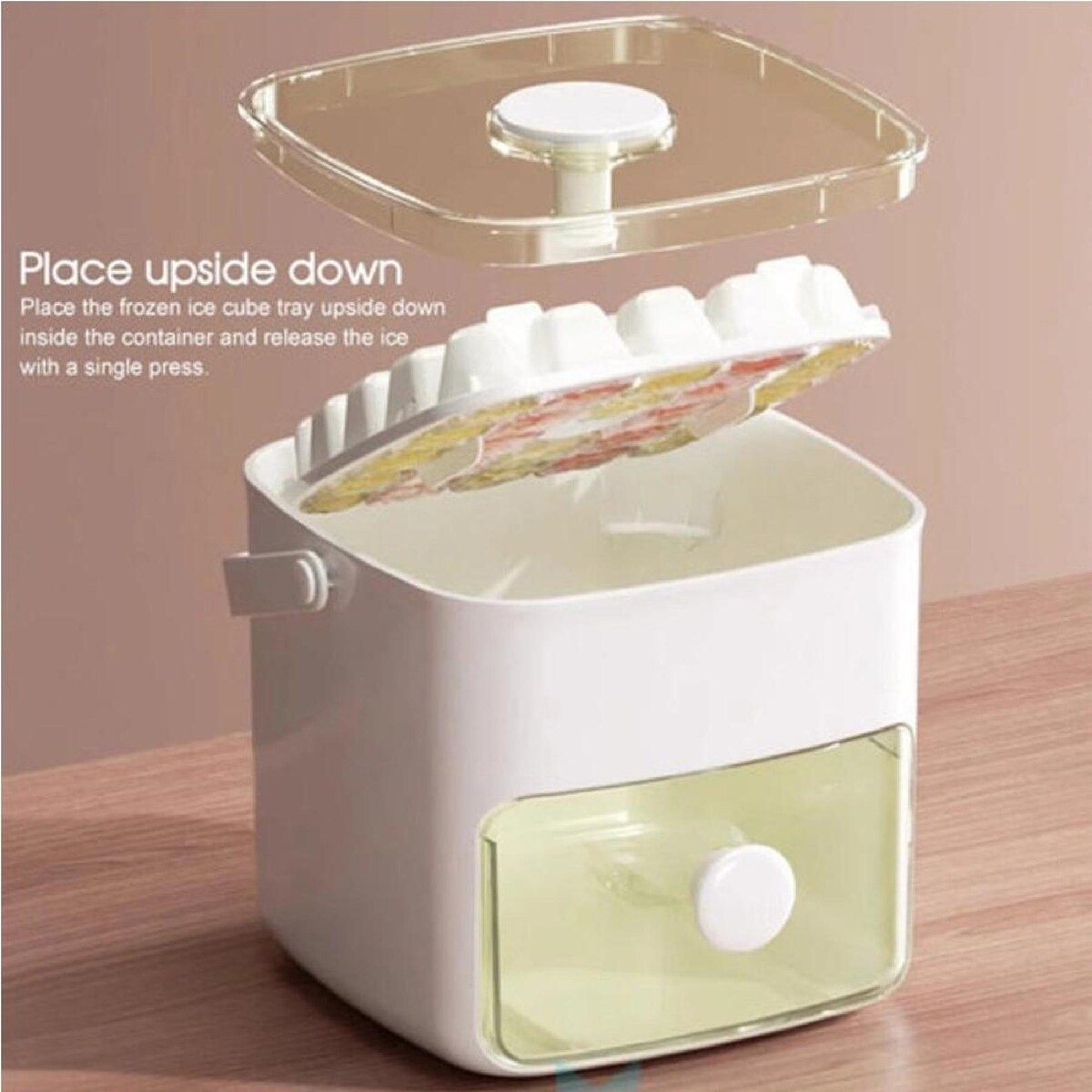 Easy Press Double Layer Ice Cube Maker Box